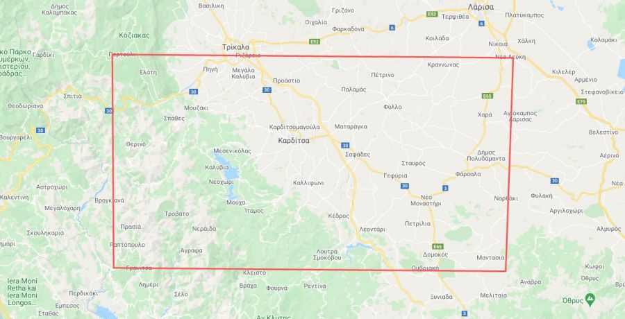 Ενεργοποίηση της ευρωπαϊκής δορυφορικής Υπηρεσίας Copernicus για τη χαρτογράφηση της πληγείσας περιοχής στην Καρδίτσα