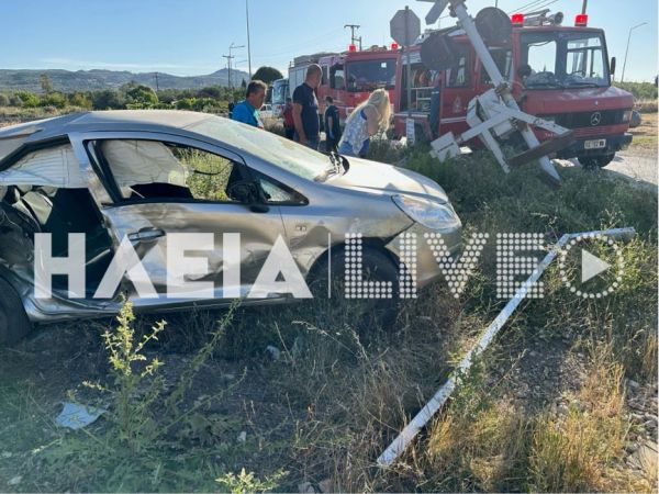 Πύργος: Ένας νεκρός μετά από σύγκρουση τρένου με Ι.Χ.