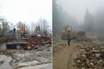 Αποκαταστάθηκε η ροή του ποταμού Κερασιώτη προς τη λίμνη Πλαστήρα (+Φώτο)