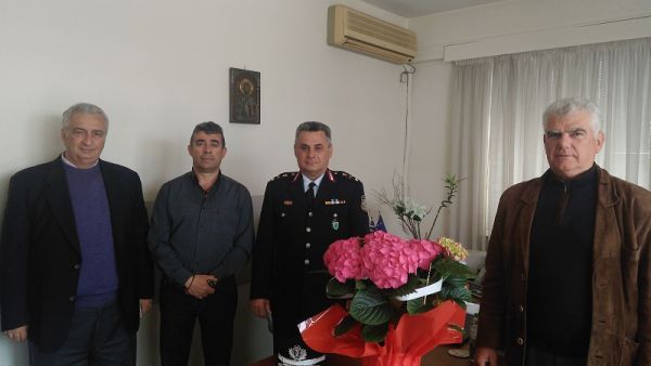 Εθιμοτυπική συνάντηση του Δ.Σ. της Ένωσης Αποστράτων Σωμάτων Ασφαλείας Ν. Καρδίτσας με τον Αστυνομικό Διευθυντή Ταξίαρχο Γ. Κατέρη