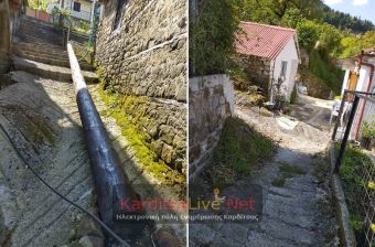 Έξι χρόνιας αναμονής για την τοποθέτησή της συμπλήρωσε μία κολόνα ηλεκτροφωτισμού στη Νεράιδα