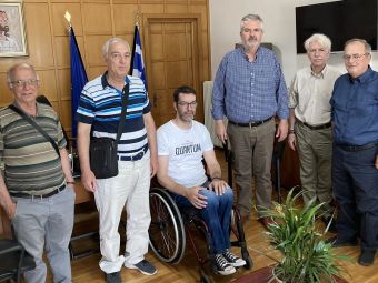 Συνάντηση του Δ.Σ. του νομαρχιακού σωματείου ΑμεΑ με το Δήμαρχο Σοφάδων Δημ. Κατσή