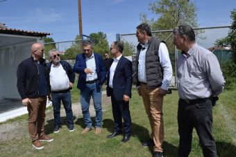 Επίσκεψη Κουρέτα και Τσιάκου στην περιοχή του Αγίου Νικολάου - Θα γίνει ανάπλαση μέσω του Β.Α.Α.