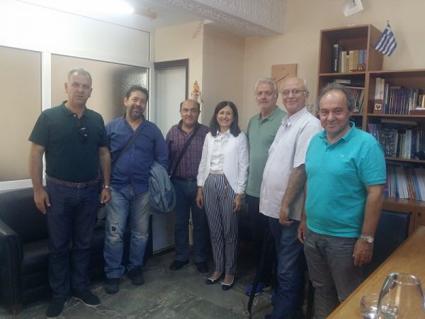 Συνάντηση του Δ.Σ. του Συλλόγου Εκπαιδευτικών Α/βάθμιας με την αναπληρώτρια Δ/ντρια Ευ. Χατζηδημητρίου