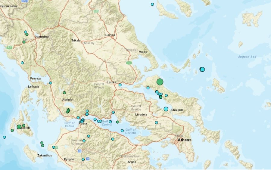 Σεισμική δόνηση 4,2 Ρίχτερ στη Βόρεια Εύβοια
