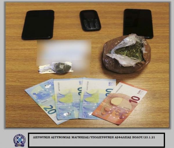 Τρεις συλλήψεις το βράδυ του Σαββάτου (23/1) στο Βόλο για ναρκωτικά