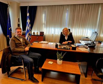 Συνάντηση με την Γ.Γ. Αποκεντρωμένης Διοίκησης είχε ο Δήμαρχος Αργιθέας