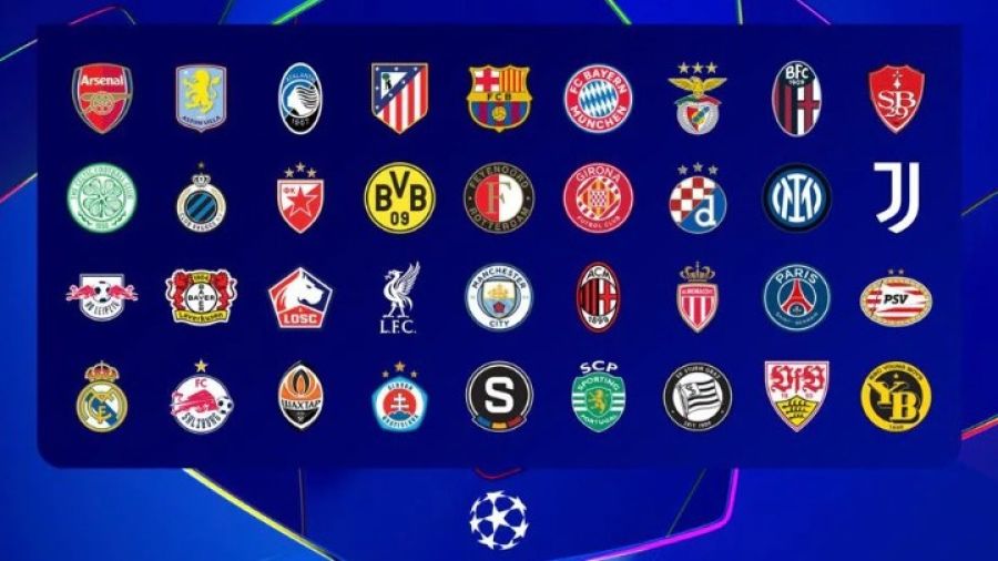 Champions League: Οι 36 ομάδες για τη σεζόν 2024-25 και οι όμιλοι δυναμικότητας στην κλήρωση
