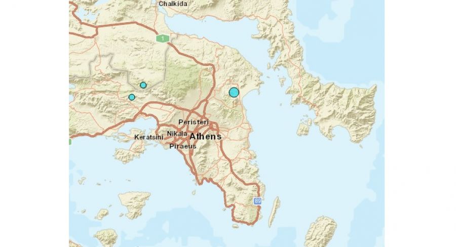 Σεισμός 4,3 Ρίχτερ κούνησε την Αττική