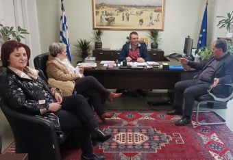 Συνάντηση με τον Αντιπεριφερειάρχη Κ. Τέλιο του Δημάρχου Λίμνης Πλαστήρα Παν. Νάνου