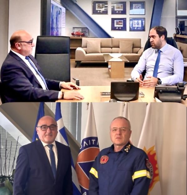 Αρ. Σπάνιας: Συνάντηση με τον Υπουργό Κλιματικής Κρίσης και Πολιτιστικής Προστασίας Γ. Κεφαλογιάννη και τον Αρχηγό του Π.Σ. Θεόδ. Βάγια