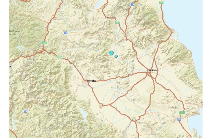 Σεισμός με 3,3 Ρίχτερ από τον εστιακό χώρο κοντά στην Ελασσόνα