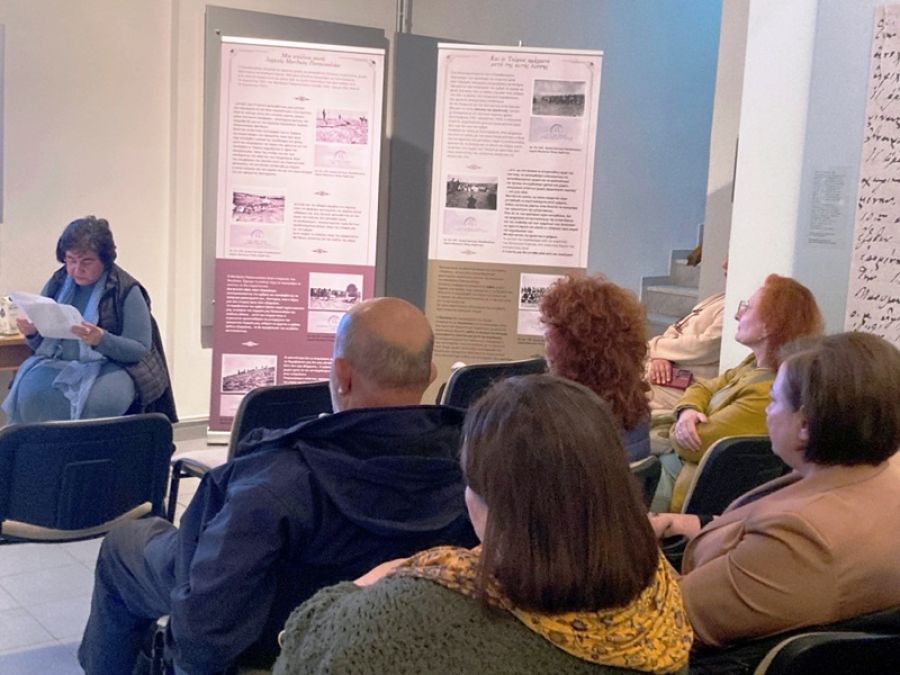 Οι «Αναμνήσεις του Παναγιώτη Πάνου από τη Μικρασιατική Εκστρατεία» παρουσιάστηκαν από την αρχαιολόγο Ελένη Παπαβασιλείου στο Μουσείο Πόλης