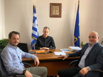 Συνάντηση του προέδρου του Ιατρικού Συλλόγου Καρδίτσας με τους υποδιοικητές της 5ης Υ.Π.Ε.