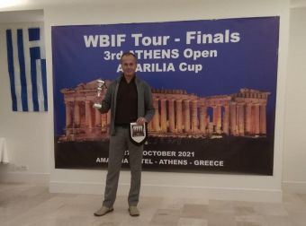 2η θέση για τον Βαγγέλη Λωρίδα στο διεθνές τουρνουά αγωνιστικού τάβλι 3rd Athens Open