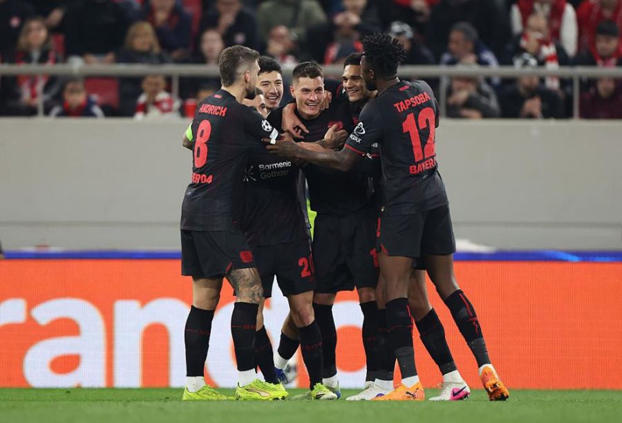 Champions League: Κακή εμφάνιση για τον Ολυμπιακό και ήττα από την Λεβερκούζεν (0-2)