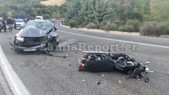Έχασε τη μάχη να κρατηθεί στη ζωή ο οδηγός της μηχανής που είχε τροχαίο στις στροφές του Δομοκού