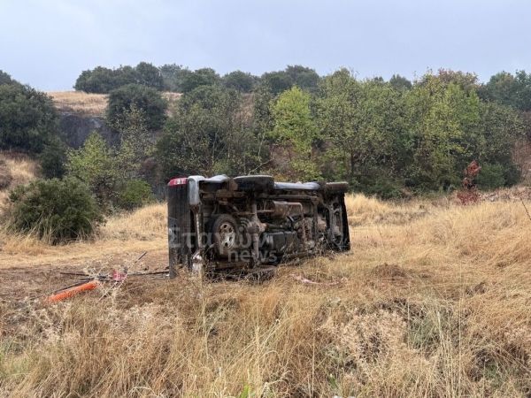 Καλαμπάκα: Εκτροπή οχήματος με έναν ελαφρά τραυματία (+Φωτο)