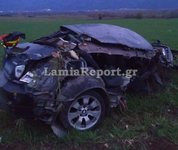 Σφοδρή σύγκρουση με νεκρό και τραυματίες στο δρόμο Λαμίας – Αμφίκλειας (+Φώτο)