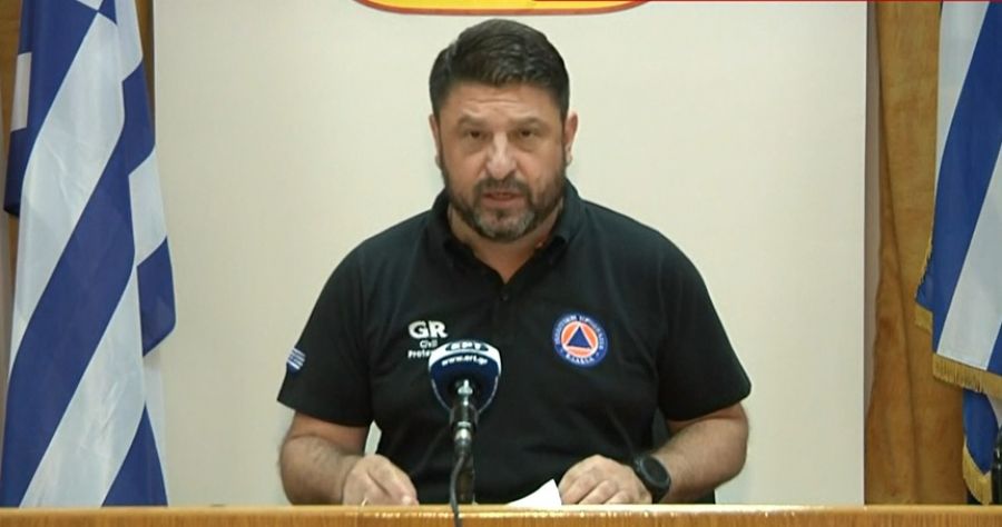 Νέα ενημέρωση από τον Υφ. Πολιτικής Προστασίας Ν. Χαρδαλιά για τα "πύρινα μέτωπα"