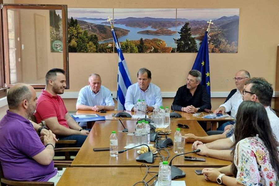 Επίσκεψη στελεχών του Φορέα Ανάπτυξης και Διαχείρισης της τεχνητής λίμνης Alqueva της Πορτογαλίας στο Δήμο Λίμνης Πλαστήρα