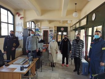 Εθιμοτυπική επίσκεψη του νέου Διοικητή της Π.Υ. Καρδίτσας στο Περιφερειακό Τμήμα Ε.Ε.Σ. Καρδίτσας
