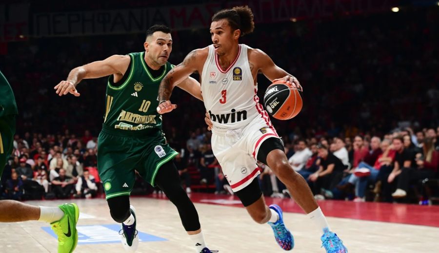 Basket League: Νικητής του πρώτου ντέρμπι των «αιωνίων» ο Ολυμπιακός με 90-86