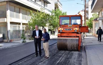 Ολοκληρώθηκε η ασφαλτόστρωση της oδού Σαρανταπόρου