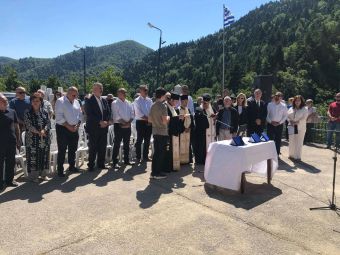 Πραγματοποιήθηκαν τα αποκαλυπτήρια της προτομής του ήρωα Κώστα Βελή στο Αηδονοχώρι (+Φωτο)
