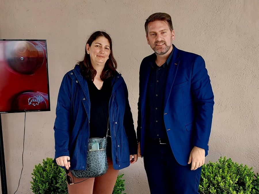 Ανακοίνωση υποψηφιότητας Βιβής Ζαχαράκη - Κωφού με τον Δήμαρχο Αργιθέας, Ανδρέα Στεργίου
