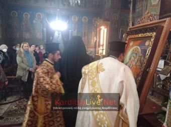 Η Καρδίτσα υποδέχθηκε την εικόνα της Παναγίας της Βασίλισσας (+Φωτο +Βίντεο)
