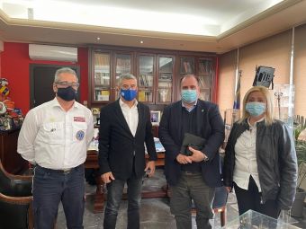 Συνάντηση του Περιφερειάρχη Θεσσαλίας με τον αντιπρόεδρο του ΕΚΑΒ