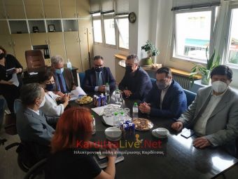Στο νοσοκομείο Καρδίτσας ο Αναπληρωτής Υπουργός Υγείας Βασ. Κοντοζαμάνης (+Φώτο +Βίντεο)