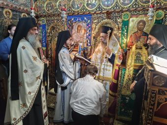 Μοναχική κουρά στην Ιερά Μονή Παναγίας Πελεκητής
