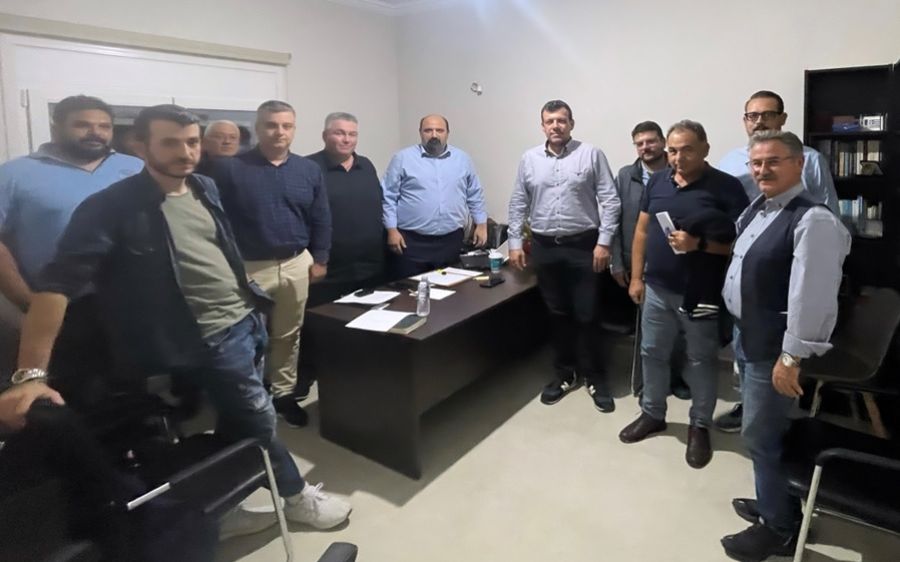 Συνάντηση επιτροπής πληγέντων γεωπόνων Θεσσαλίας με τον Υφυπουργό Χρ. Τριαντόπουλο