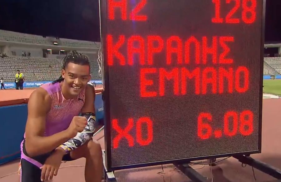 Πανελλήνιο ρεκόρ από τον Καραλή με 6.08 στο Βόλο (+Βίντεο)
