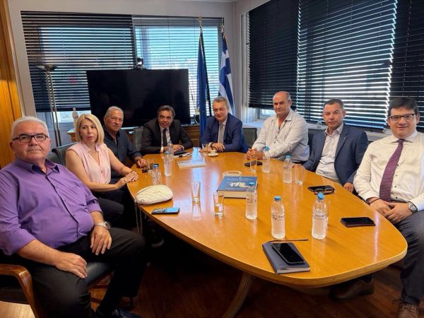 Συνάντηση του Τ.Ο.Ε.Β. Σελλάνων με τον Υπουργό Αγροτικής Ανάπτυξης για το έργο εκσυγχρονισμού του αρδευτικού δικτύου