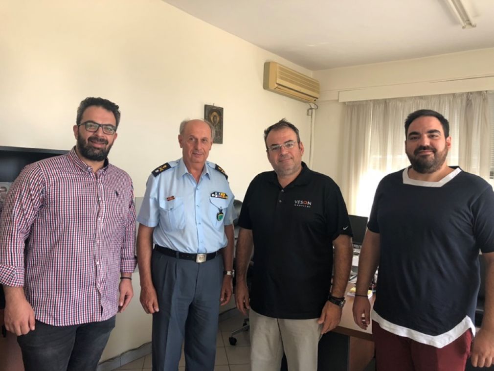 Εθιμοτυπική επίσκεψη του Προέδρου του ΕΒΕ Καρδίτσας στον Αστυνομικό Διευθυντή Καρδίτσας