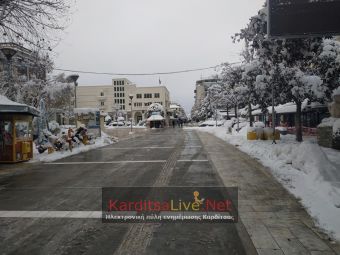 Με αποχιονισμένους δρόμους «ξύπνησε» η Καρδίτσα! (+Φώτο +Βίντεο)