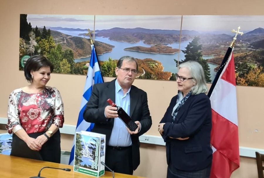 Επίσκεψη στο Δήμο Λίμνης Πλαστήρα της Πρέσβειρας της Αυστρίας Hermine Poppeller
