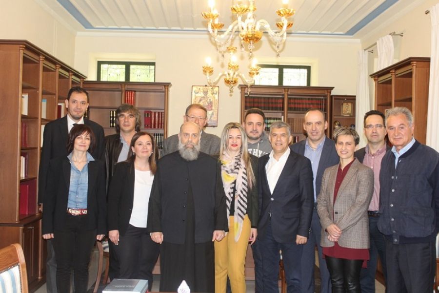 Στο Σεβασμιότατο Μητροπολίτη κ. Τιμόθεο ο Κ. Αγοραστός με τους υποψηφίους του συνδυασμού του στην Π.Ε. Καρδίτσας