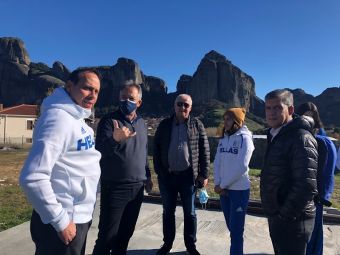Στην Καλαμπάκα με την Εθνική Ομάδα Στίβου ο Περιφερειάρχης Θεσσαλίας Κ. Αγοραστός