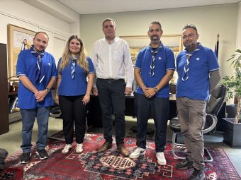 Συνάντηση του 1ου Συστήματος Προσκόπων Καρδίτσας με τον Αντιπεριφερειάρχη Π.Ε. Καρδίτσας