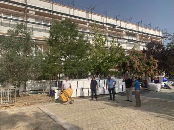 Αυτοψία Β. Τσιάκου στις εργασίες ενεργειακής αναβάθμισης του 2ου – 5ου Γυμνασίου και 2ου Λυκείου Καρδίτσας