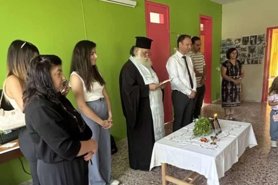 Αγιασμός στο ανακαινισμένο 2ο Νηπιαγωγείο Παλαμά