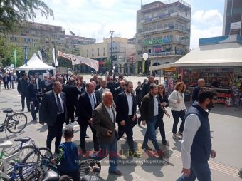 Στην Καρδίτσα ο Πρόεδρος του ΠΑ.ΣΟ.Κ. Κίνημα Αλλαγής Νίκος Ανδρουλάκης (+Φωτο +Βίντεο)