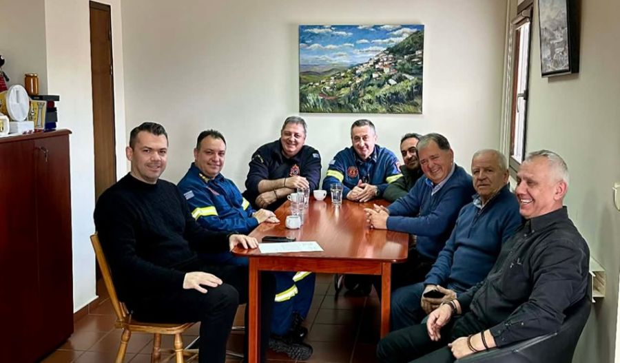Εθιμοτυπική επίσκεψη του Διοικητή της Π.Υ. Ν. Καρδίτσας στο Δήμο Λίμνης Πλαστήρα