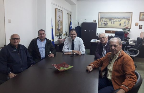 Συνάντηση του Σ.Ε.Α.Ν. Καρδίτσας με τον Αντιπεριφερειάρχη Κ. Νούσιο