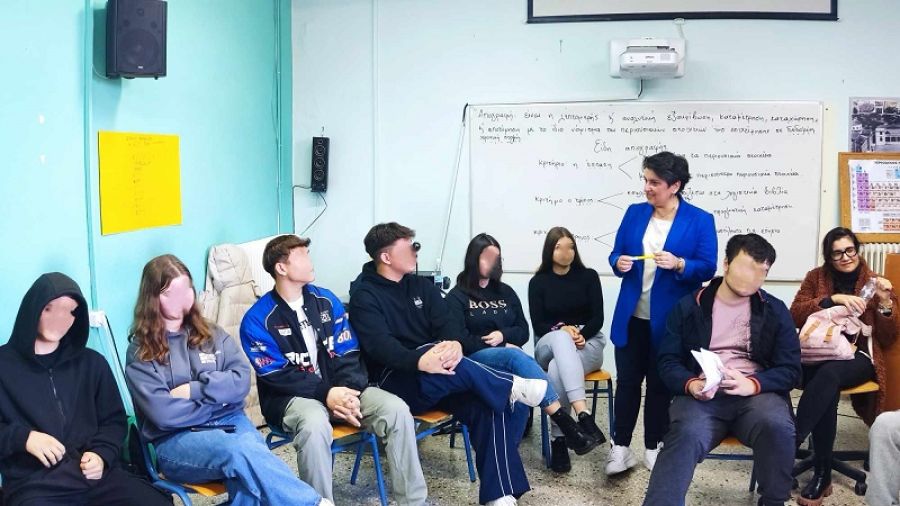 Συνεργασία του ΕΠΑΛ Μουζακίου με το Κέντρο Πρόληψης των εξαρτήσεων &amp; Προαγωγής της Ψυχοκοινωνικής Υγείας ν. Καρδίτσας