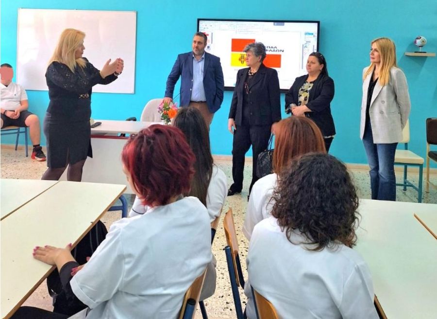 Επίσκεψη της διοίκησης του Νοσοκομείου Καρδίτσας στο 1ο ΕΠΑΛ Σοφάδων